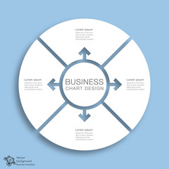 Wall Mural - business chart design #vector graphics