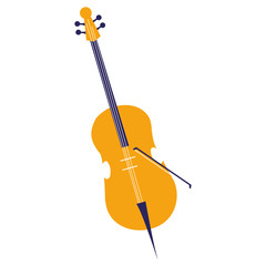 Poster - violin instrument icon