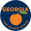 georgia: the peach state | digital badge