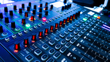 Light And Sound Control Mixer For Event On Stage ,Professional Device Equipment