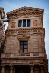 facade of an old building