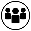 © kebox - Gruppen Icon im Kreis
