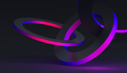 Poster - Abstract 3d rendering of a modern geometric background. Minimalistic design for poster, cover, branding, banner, placard.