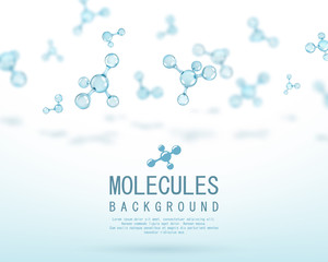 Wall Mural - abstract molecules design. atoms. abstract background for banner or flyer. vector illustration.