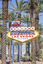 Welcome To Downtown Las Vegas Sign