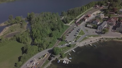 Wall Mural - La Vallée par drone 1