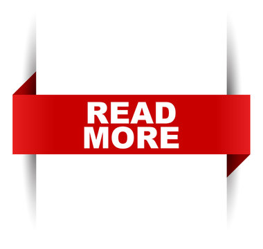 red vector banner read more