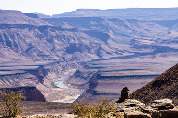 canyon fishriver namibia desert africa