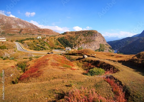 Fotografia, Obraz le mont cenis, frontiere france italie