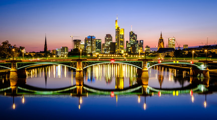 Wall Mural - Frankfurt, Germany - Skyline