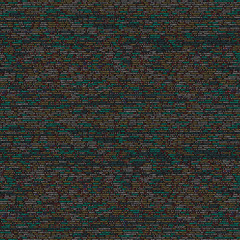 Writing programming code on laptop. Digital binary data on computer screen