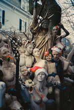 Odd Grouping Of Old Mannequins