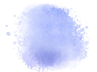 Poster - blue watercolor background