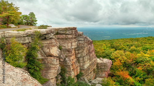 Cuadros en Lienzo Panoramic view in Minnewaska State Park Reserve, Upstate NY, USA
