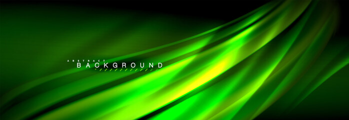 Fluid color wave line background. Trendy abstract layout template for business or technology presentation, internet poster or web brochure cover, wallpaper