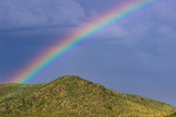 Fototapeta Tęcza - Rainbow over africa