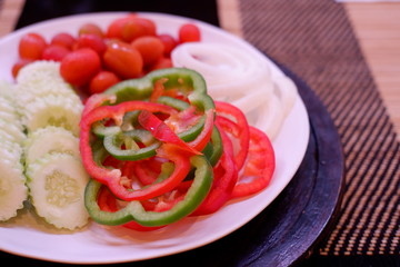 Sticker - fresh vegetables salad