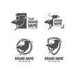 Bucking Bull of Bullfighter Logo Set.zip