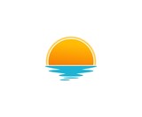 Fototapeta Zachód słońca - Sun logo