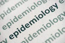Word Epidemiology Printed On  Paper Macro