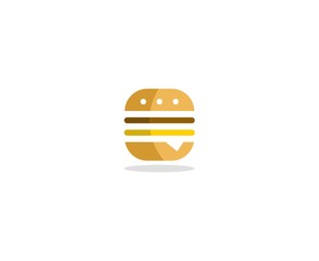 Canvas Print - Burger logo