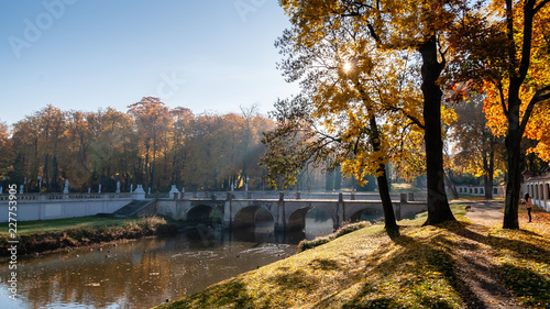 Jesień w parku Branickich, Polska, Podlasie, Białystok