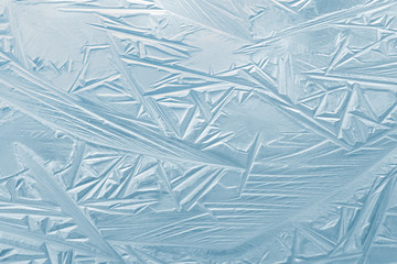 Wall Mural - abstract background of the first ice on the water surface