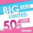 © Fajar - Big sale template design. special offer.