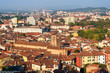 Roofs of Brescia city, Italy.