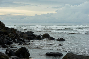 El Cuco Black Sand Beach, El Salvador