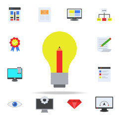 Aufkleber - online tourism colored icon. Programming icons universal set for web and mobile