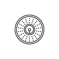 Aufkleber - Smart smoke detector icon. Element of smart house icon for mobile concept and web apps. Thin line Smart smoke detector icon can be used for web and mobile