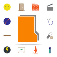 Aufkleber - colored folder icon. web icons universal set for web and mobile