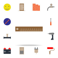 Poster - colored ruler icon. web icons universal set for web and mobile