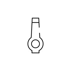 Poster - bottle icon. Element of bar for mobile concept and web apps iicon. Thin line icon for website design and development, app development. Premium icon