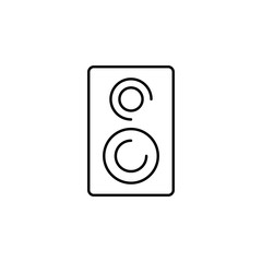 Poster - speakers icon. Element of bar for mobile concept and web apps iicon. Thin line icon for website design and development, app development. Premium icon