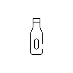Poster - vodka icon. Element of bar for mobile concept and web apps iicon. Thin line icon for website design and development, app development. Premium icon