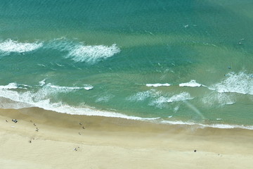 waves on the beach