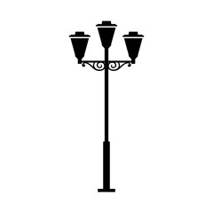 Canvas Print - Outdoor lamp post