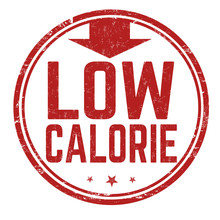 Low Calorie Sign Or Stamp