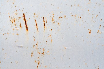 Wall Mural - White Rusted Background