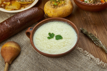 Wall Mural - Scottish  Leek and Potato Soup