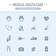 © gui034252342 - The medical health care icon set element set 1