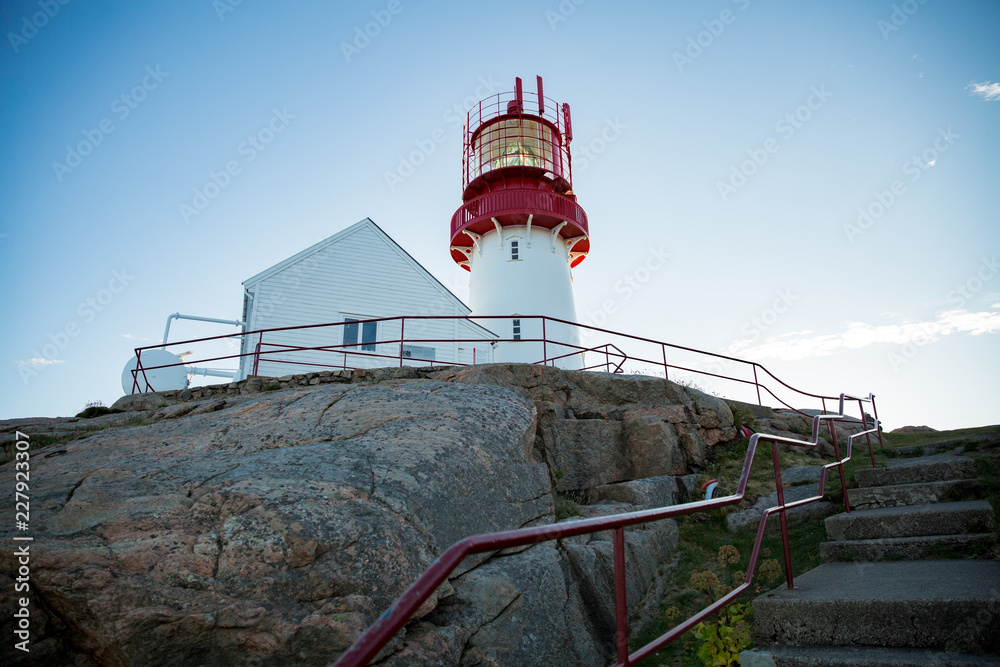 Old Lighthouse Lindesnes fyr is a coastal lighthouse located on the ...