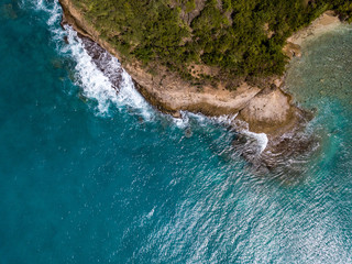 Wall Mural - water flowing over rocks