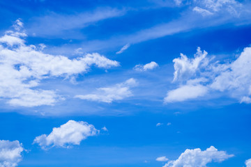 Naklejka na meble Fantasy and vintage dynamic cloud and sky with grunge texture for background Abstract,postcard nature art style,soft and blur focus.