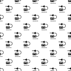 Poster - Advanced lock pattern vector seamless repeating for any web design
