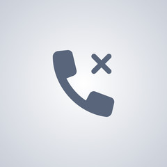 Poster - Delete contact, vector best flat icon