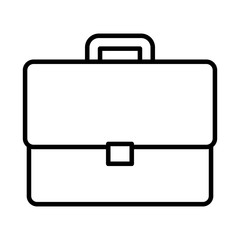 Wall Mural - portfolio briefcase isolated icon