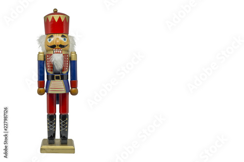 Fotomural Isolated Christmas Nusscracker with space to write in